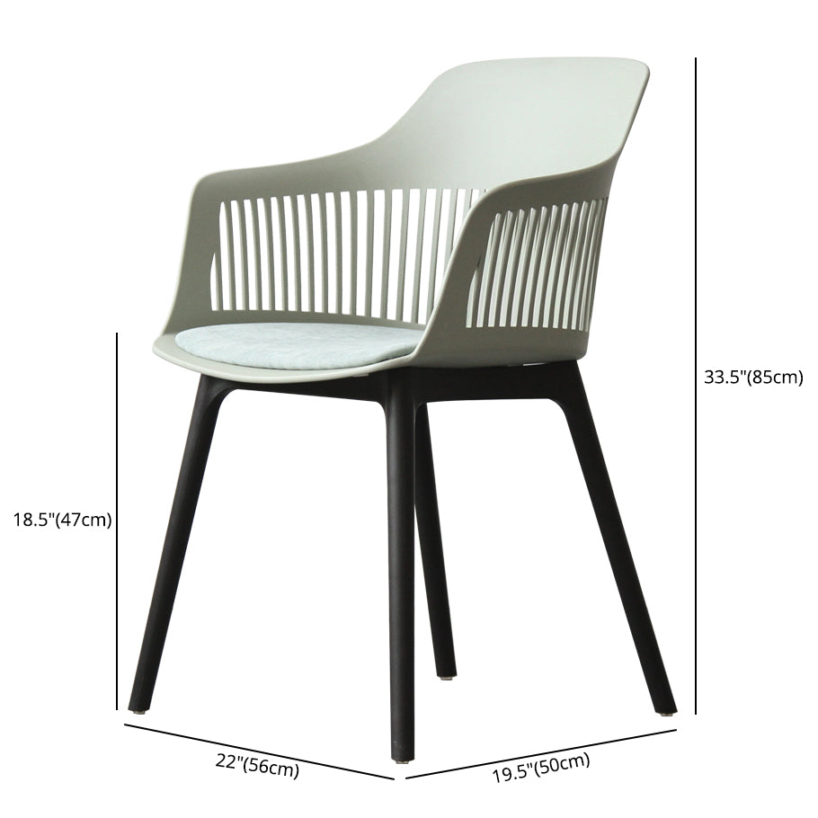 Nordic Style Plastic Dining Room Chair Windsor Back Side Chair for Home Use Clearhalo ' kitchen&dining_furn' 'Dining Chairs' 'Dining Tables & Seating' 'dining_chair' 'furn' 'furn_dining_chair' 'Furniture' 'furniture_dining_chair' 'Kitchen & Dining Furniture' 'kitchen' 3541943