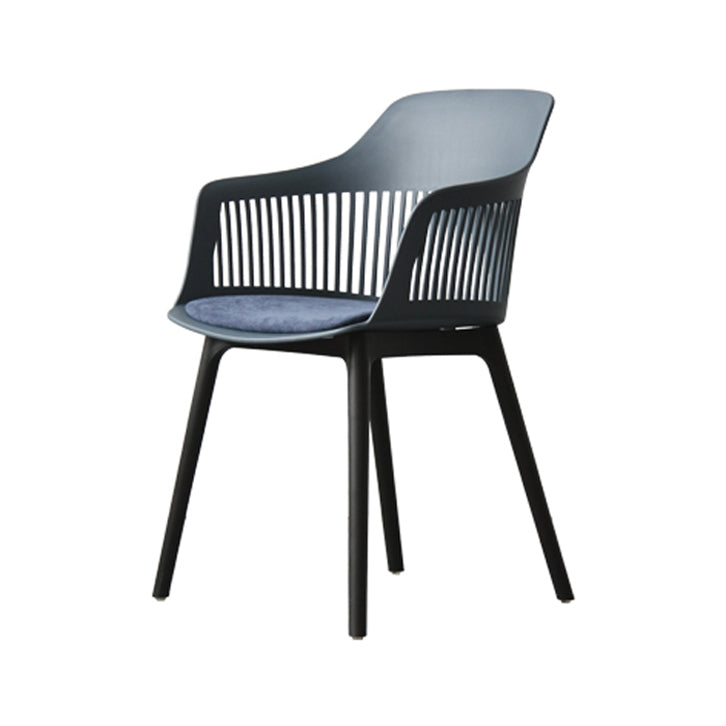 Nordic Style Plastic Dining Room Chair Windsor Back Side Chair for Home Use Blue 1 Piece Clearhalo ' kitchen&dining_furn' 'Dining Chairs' 'Dining Tables & Seating' 'dining_chair' 'furn' 'furn_dining_chair' 'Furniture' 'furniture_dining_chair' 'Kitchen & Dining Furniture' 'kitchen' 3541947