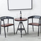 Industrial Dining Chair Open Arm Back Chair with 4 Black Metal Legs for Home Use Clearhalo ' kitchen&dining_furn' 'Dining Chairs' 'Dining Tables & Seating' 'dining_chair' 'furn' 'furn_dining_chair' 'Furniture' 'furniture_dining_chair' 'Kitchen & Dining Furniture' 'kitchen' 3541959