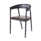 Industrial Dining Chair Open Arm Back Chair with 4 Black Metal Legs for Home Use Clearhalo ' kitchen&dining_furn' 'Dining Chairs' 'Dining Tables & Seating' 'dining_chair' 'furn' 'furn_dining_chair' 'Furniture' 'furniture_dining_chair' 'Kitchen & Dining Furniture' 'kitchen' 3541960