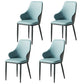 Contemporary Restaurant Leather Armchair Matte Finish Parsons Dining Chair Blue 4 Piece Set Clearhalo ' kitchen&dining_furn' 'Dining Chairs' 'Dining Tables & Seating' 'dining_chair' 'furn' 'furn_dining_chair' 'Furniture' 'furniture_dining_chair' 'Kitchen & Dining Furniture' 'kitchen' 3542038