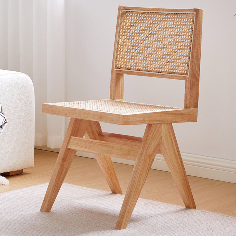 Solid Rubberwood Kitchen Dining Room Chairs Open Back Side Chairs Sets Clearhalo ' kitchen&dining_furn' 'Dining Chairs' 'Dining Tables & Seating' 'dining_chair' 'furn' 'furn_dining_chair' 'Furniture' 'furniture_dining_chair' 'Kitchen & Dining Furniture' 'kitchen' 3542083