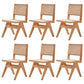 Solid Rubberwood Kitchen Dining Room Chairs Open Back Side Chairs Sets Wood 6 Piece Set Clearhalo ' kitchen&dining_furn' 'Dining Chairs' 'Dining Tables & Seating' 'dining_chair' 'furn' 'furn_dining_chair' 'Furniture' 'furniture_dining_chair' 'Kitchen & Dining Furniture' 'kitchen' 3542091