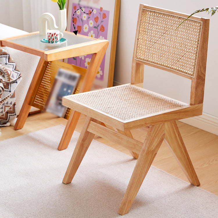 Solid Rubberwood Kitchen Dining Room Chairs Open Back Side Chairs Sets Clearhalo ' kitchen&dining_furn' 'Dining Chairs' 'Dining Tables & Seating' 'dining_chair' 'furn' 'furn_dining_chair' 'Furniture' 'furniture_dining_chair' 'Kitchen & Dining Furniture' 'kitchen' 3542100