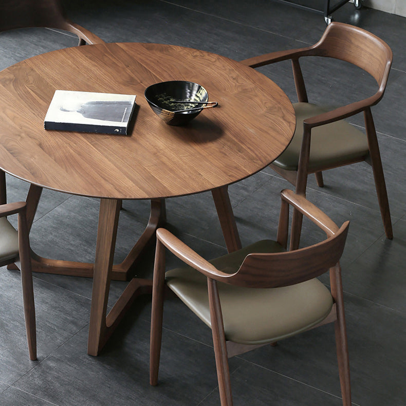 Modern Dining Arm Chair 22'' Wide Open Back Chair with 4 Wood Legs for Home Use Clearhalo ' kitchen&dining_furn' 'Dining Chairs' 'Dining Tables & Seating' 'dining_chair' 'furn' 'furn_dining_chair' 'Furniture' 'furniture_dining_chair' 'Kitchen & Dining Furniture' 'kitchen' 3542150