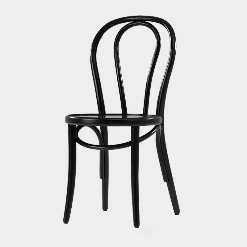 Country Style Solid Wood Chair Windsor Back Side Kitchen Dining Room Chairs Black Wood 1 Piece Clearhalo ' kitchen&dining_furn' 'Dining Chairs' 'Dining Tables & Seating' 'dining_chair' 'furn' 'furn_dining_chair' 'Furniture' 'furniture_dining_chair' 'Kitchen & Dining Furniture' 'kitchen' 3542219