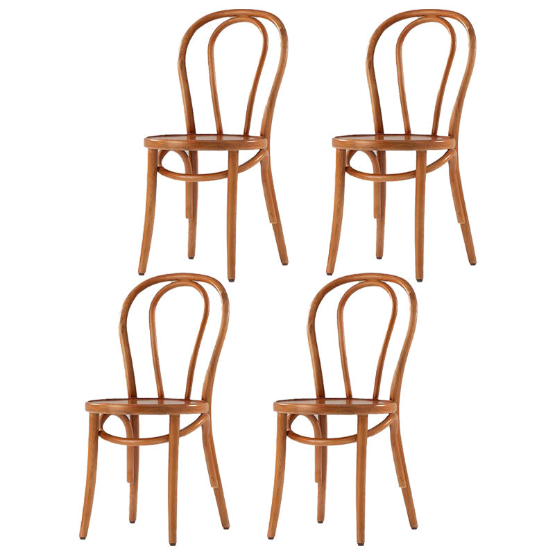 Country Style Solid Wood Chair Windsor Back Side Kitchen Dining Room Chairs Wood Wood 4 Piece Set Clearhalo ' kitchen&dining_furn' 'Dining Chairs' 'Dining Tables & Seating' 'dining_chair' 'furn' 'furn_dining_chair' 'Furniture' 'furniture_dining_chair' 'Kitchen & Dining Furniture' 'kitchen' 3542229