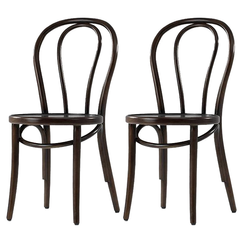 Country Style Solid Wood Chair Windsor Back Side Kitchen Dining Room Chairs Walnut Wood 2 Piece Set Clearhalo ' kitchen&dining_furn' 'Dining Chairs' 'Dining Tables & Seating' 'dining_chair' 'furn' 'furn_dining_chair' 'Furniture' 'furniture_dining_chair' 'Kitchen & Dining Furniture' 'kitchen' 3542233