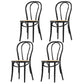 Country Style Solid Wood Chair Windsor Back Side Kitchen Dining Room Chairs Black Wicker & Rattan 4 Piece Set Clearhalo ' kitchen&dining_furn' 'Dining Chairs' 'Dining Tables & Seating' 'dining_chair' 'furn' 'furn_dining_chair' 'Furniture' 'furniture_dining_chair' 'Kitchen & Dining Furniture' 'kitchen' 3542240