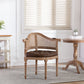 Country Style Dining Arm Chair Open Back Chair with 4 Wood Legs for Home Use Clearhalo ' kitchen&dining_furn' 'Dining Chairs' 'Dining Tables & Seating' 'dining_chair' 'furn' 'furn_dining_chair' 'Furniture' 'furniture_dining_chair' 'Kitchen & Dining Furniture' 'kitchen' 3542269