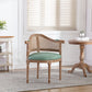 Country Style Dining Arm Chair Open Back Chair with 4 Wood Legs for Home Use Clearhalo ' kitchen&dining_furn' 'Dining Chairs' 'Dining Tables & Seating' 'dining_chair' 'furn' 'furn_dining_chair' 'Furniture' 'furniture_dining_chair' 'Kitchen & Dining Furniture' 'kitchen' 3542273
