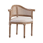 Country Style Dining Arm Chair Open Back Chair with 4 Wood Legs for Home Use Clearhalo ' kitchen&dining_furn' 'Dining Chairs' 'Dining Tables & Seating' 'dining_chair' 'furn' 'furn_dining_chair' 'Furniture' 'furniture_dining_chair' 'Kitchen & Dining Furniture' 'kitchen' 3542275
