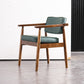 Contemporary Kitchen Leather Square Dining Chair Open Back Dining Side Chair Blackish Green 1 Piece Walnut Clearhalo ' kitchen&dining_furn' 'Dining Chairs' 'Dining Tables & Seating' 'dining_chair' 'furn' 'furn_dining_chair' 'Furniture' 'furniture_dining_chair' 'Kitchen & Dining Furniture' 'kitchen' 3542347