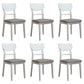 Traditional Indoor Dining Side Chair Wood Finish Ladder Back Stacking Dining Chair White Gray 6 Piece Set Clearhalo ' kitchen&dining_furn' 'Dining Chairs' 'Dining Tables & Seating' 'dining_chair' 'furn' 'furn_dining_chair' 'Furniture' 'furniture_dining_chair' 'Kitchen & Dining Furniture' 'kitchen' 3542379