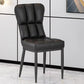 Metal Modern Dining Side Chair with Color Cushion Parsons Chairs for Home Black 1 Piece Black Clearhalo ' kitchen&dining_furn' 'Dining Chairs' 'Dining Tables & Seating' 'dining_chair' 'furn' 'furn_dining_chair' 'Furniture' 'furniture_dining_chair' 'Kitchen & Dining Furniture' 'kitchen' 3542395