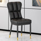 Metal Modern Dining Side Chair with Color Cushion Parsons Chairs for Home Black 1 Piece Brass Gold Clearhalo ' kitchen&dining_furn' 'Dining Chairs' 'Dining Tables & Seating' 'dining_chair' 'furn' 'furn_dining_chair' 'Furniture' 'furniture_dining_chair' 'Kitchen & Dining Furniture' 'kitchen' 3542422