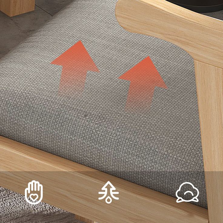 Contemporary Dining Arm Chair Open Back Chair with 4 Legs for Home Use Clearhalo ' kitchen&dining_furn' 'Dining Chairs' 'Dining Tables & Seating' 'dining_chair' 'furn' 'furn_dining_chair' 'Furniture' 'furniture_dining_chair' 'Kitchen & Dining Furniture' 'kitchen' 3542450