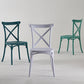 Modern Style Plastic Dining Chair of 17'' Wide Cross Back Side Chair for Kitchen Clearhalo ' kitchen&dining_furn' 'Dining Chairs' 'Dining Tables & Seating' 'dining_chair' 'furn' 'furn_dining_chair' 'Furniture' 'furniture_dining_chair' 'Kitchen & Dining Furniture' 'kitchen' 3542477