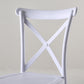 Modern Style Plastic Dining Chair of 17'' Wide Cross Back Side Chair for Kitchen Clearhalo ' kitchen&dining_furn' 'Dining Chairs' 'Dining Tables & Seating' 'dining_chair' 'furn' 'furn_dining_chair' 'Furniture' 'furniture_dining_chair' 'Kitchen & Dining Furniture' 'kitchen' 3542483