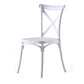 Modern Style Plastic Dining Chair of 17'' Wide Cross Back Side Chair for Kitchen Clearhalo ' kitchen&dining_furn' 'Dining Chairs' 'Dining Tables & Seating' 'dining_chair' 'furn' 'furn_dining_chair' 'Furniture' 'furniture_dining_chair' 'Kitchen & Dining Furniture' 'kitchen' 3542486