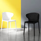 Modern Plastic Indoor Chair 35"H Wingback Side Dining Chair for Restaurant Clearhalo ' kitchen&dining_furn' 'Dining Chairs' 'Dining Tables & Seating' 'dining_chair' 'furn' 'furn_dining_chair' 'Furniture' 'furniture_dining_chair' 'Kitchen & Dining Furniture' 'kitchen' 3542519