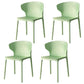 Modern Plastic Indoor Chair 35"H Wingback Side Dining Chair for Restaurant Green 4 Piece Set Clearhalo ' kitchen&dining_furn' 'Dining Chairs' 'Dining Tables & Seating' 'dining_chair' 'furn' 'furn_dining_chair' 'Furniture' 'furniture_dining_chair' 'Kitchen & Dining Furniture' 'kitchen' 3542533