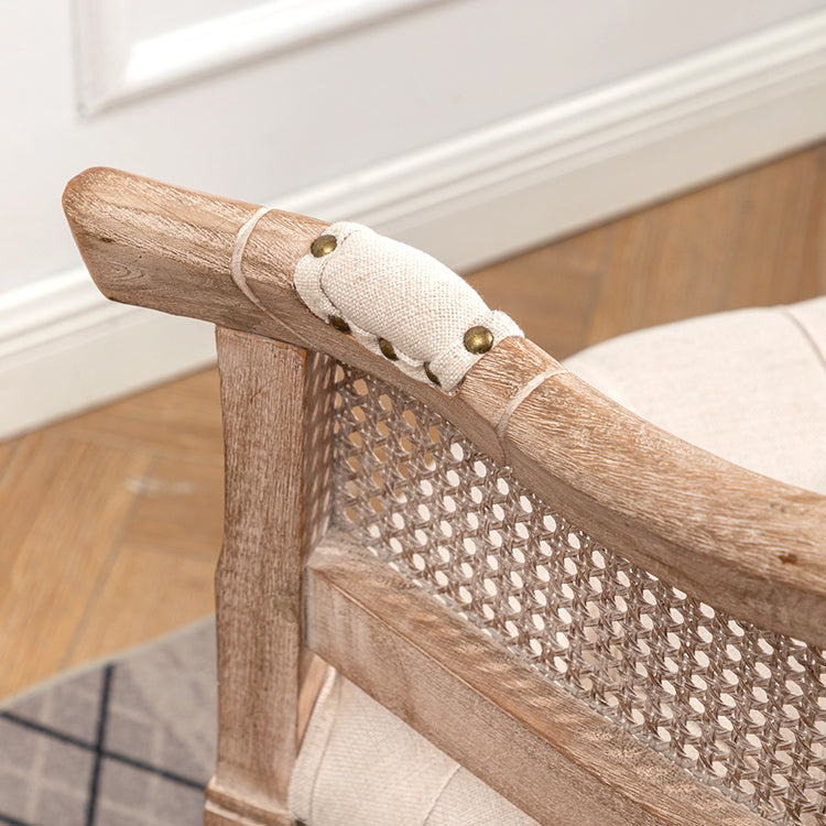 Solid Wood Country Style Dining Room Chair Matte Finish Open Back Dining Arm Chair Clearhalo ' kitchen&dining_furn' 'Dining Chairs' 'Dining Tables & Seating' 'dining_chair' 'furn' 'furn_dining_chair' 'Furniture' 'furniture_dining_chair' 'Kitchen & Dining Furniture' 'kitchen' 3542564