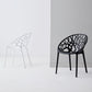 Scandinavian Plastic Dining Chair Cross Back Side Chair with 4 Legs for Home Use Clearhalo ' kitchen&dining_furn' 'Dining Chairs' 'Dining Tables & Seating' 'dining_chair' 'furn' 'furn_dining_chair' 'Furniture' 'furniture_dining_chair' 'Kitchen & Dining Furniture' 'kitchen' 3542588