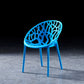 Scandinavian Plastic Dining Chair Cross Back Side Chair with 4 Legs for Home Use Blue 1 Piece Clearhalo ' kitchen&dining_furn' 'Dining Chairs' 'Dining Tables & Seating' 'dining_chair' 'furn' 'furn_dining_chair' 'Furniture' 'furniture_dining_chair' 'Kitchen & Dining Furniture' 'kitchen' 3542608
