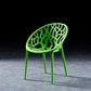 Scandinavian Plastic Dining Chair Cross Back Side Chair with 4 Legs for Home Use Green 1 Piece Clearhalo ' kitchen&dining_furn' 'Dining Chairs' 'Dining Tables & Seating' 'dining_chair' 'furn' 'furn_dining_chair' 'Furniture' 'furniture_dining_chair' 'Kitchen & Dining Furniture' 'kitchen' 3542614