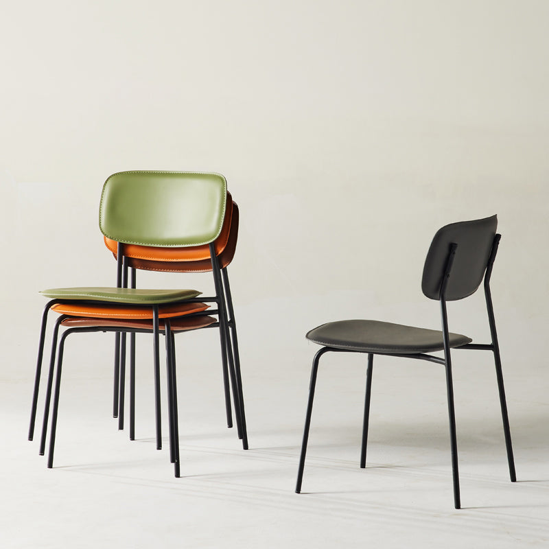 Stackable Side Chair Industrial Open Back Armless Chair for Dining Room Clearhalo ' kitchen&dining_furn' 'Dining Chairs' 'Dining Tables & Seating' 'dining_chair' 'furn' 'furn_dining_chair' 'Furniture' 'furniture_dining_chair' 'Kitchen & Dining Furniture' 'kitchen' 3542616