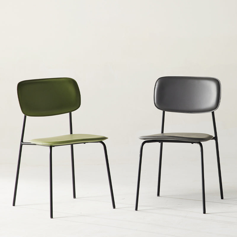 Stackable Side Chair Industrial Open Back Armless Chair for Dining Room Clearhalo ' kitchen&dining_furn' 'Dining Chairs' 'Dining Tables & Seating' 'dining_chair' 'furn' 'furn_dining_chair' 'Furniture' 'furniture_dining_chair' 'Kitchen & Dining Furniture' 'kitchen' 3542619