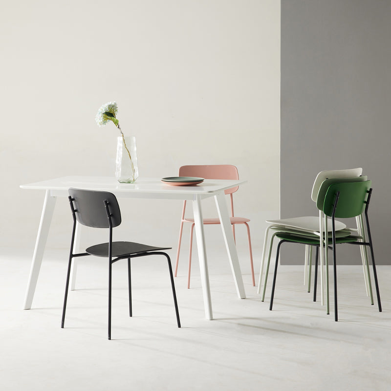 Stackable Side Chair Industrial Open Back Armless Chair for Dining Room Clearhalo ' kitchen&dining_furn' 'Dining Chairs' 'Dining Tables & Seating' 'dining_chair' 'furn' 'furn_dining_chair' 'Furniture' 'furniture_dining_chair' 'Kitchen & Dining Furniture' 'kitchen' 3542622