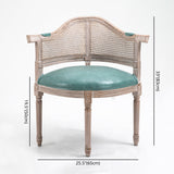 Country Style Wicker Dining Chairs Dining Room Arm Chair With Natural Legs Clearhalo ' kitchen&dining_furn' 'Dining Chairs' 'Dining Tables & Seating' 'dining_chair' 'furn' 'furn_dining_chair' 'Furniture' 'furniture_dining_chair' 'Kitchen & Dining Furniture' 'kitchen' 3544927