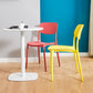 Glam Style Plastic Side Chair Matte Finish Open Back Home Use Dining Chair Clearhalo ' kitchen&dining_furn' 'Dining Chairs' 'Dining Tables & Seating' 'dining_chair' 'Furniture' 'furniture_dining_chair' 'Kitchen & Dining Furniture' 'kitchen' 3564234