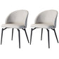 Nordic Metal Armless Dining Chairs Restaurant Open Back Dining Side Chair White 2 Piece Set Clearhalo ' kitchen&dining_furn' 'Dining Chairs' 'Dining Tables & Seating' 'dining_chair' 'furn' 'furn_dining_chair' 'Furniture' 'furniture_dining_chair' 'Kitchen & Dining Furniture' 'kitchen' 3564283