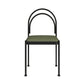 Scandinavian Metal Dining Chair Open Back Restaurant Dining Side Chair Green Leather 1 Piece Clearhalo ' kitchen&dining_furn' 'Dining Chairs' 'Dining Tables & Seating' 'dining_chair' 'furn' 'furn_dining_chair' 'Furniture' 'furniture_dining_chair' 'Kitchen & Dining Furniture' 'kitchen' 3564310