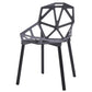 Contemporary Kitchen Plastic Armless Dining chair Cross Back Side Chair for Home Use Clearhalo ' kitchen&dining_furn' 'Dining Chairs' 'Dining Tables & Seating' 'dining_chair' 'furn' 'furn_dining_chair' 'Furniture' 'furniture_dining_chair' 'Kitchen & Dining Furniture' 'kitchen' 3564322