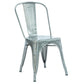 Industrial Dining Chair Slat Back Chair with 4 Metal Legs for Home Use Clearhalo ' kitchen&dining_furn' 'Dining Chairs' 'Dining Tables & Seating' 'dining_chair' 'furn' 'furn_dining_chair' 'Furniture' 'furniture_dining_chair' 'Kitchen & Dining Furniture' 'kitchen' 3564358