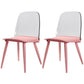 Modern Style Home Upholstered Side Chair Multicolor Side Dining Chairs Pink 2 Piece Set Clearhalo ' kitchen&dining_furn' 'Dining Chairs' 'Dining Tables & Seating' 'dining_chair' 'furn' 'furn_dining_chair' 'Furniture' 'furniture_dining_chair' 'Kitchen & Dining Furniture' 'kitchen' 3564385