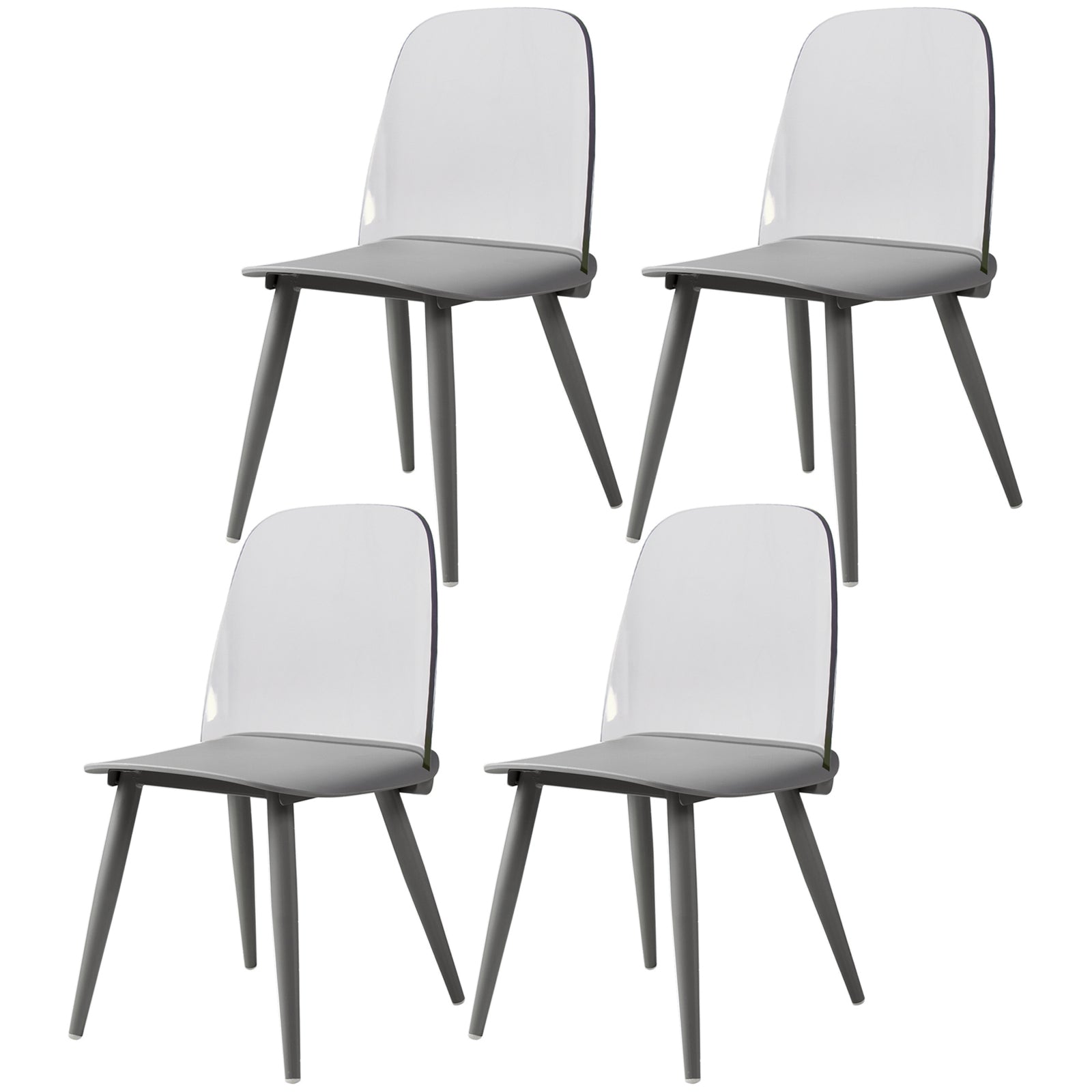 Modern Style Home Upholstered Side Chair Multicolor Side Dining Chairs Grey 4 Piece Set Clearhalo ' kitchen&dining_furn' 'Dining Chairs' 'Dining Tables & Seating' 'dining_chair' 'furn' 'furn_dining_chair' 'Furniture' 'furniture_dining_chair' 'Kitchen & Dining Furniture' 'kitchen' 3564392