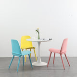 Modern Style Home Upholstered Side Chair Multicolor Side Dining Chairs Clearhalo ' kitchen&dining_furn' 'Dining Chairs' 'Dining Tables & Seating' 'dining_chair' 'furn' 'furn_dining_chair' 'Furniture' 'furniture_dining_chair' 'Kitchen & Dining Furniture' 'kitchen' 3564398