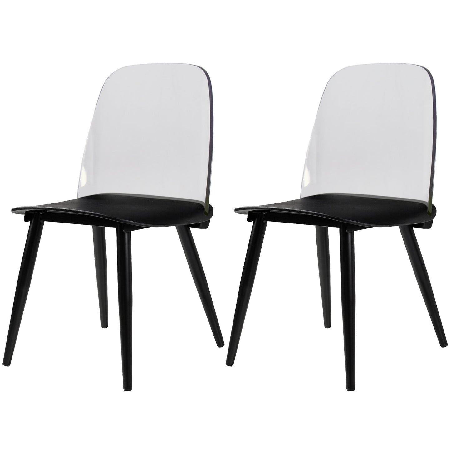 Modern Style Home Upholstered Side Chair Multicolor Side Dining Chairs Black 2 Piece Set Clearhalo ' kitchen&dining_furn' 'Dining Chairs' 'Dining Tables & Seating' 'dining_chair' 'furn' 'furn_dining_chair' 'Furniture' 'furniture_dining_chair' 'Kitchen & Dining Furniture' 'kitchen' 3564402