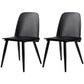 Modern Style Home Upholstered Side Chair Multicolor Side Dining Chairs Textured Black 2 Piece Set Clearhalo ' kitchen&dining_furn' 'Dining Chairs' 'Dining Tables & Seating' 'dining_chair' 'furn' 'furn_dining_chair' 'Furniture' 'furniture_dining_chair' 'Kitchen & Dining Furniture' 'kitchen' 3564408
