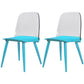 Modern Style Home Upholstered Side Chair Multicolor Side Dining Chairs Blue 2 Piece Set Clearhalo ' kitchen&dining_furn' 'Dining Chairs' 'Dining Tables & Seating' 'dining_chair' 'furn' 'furn_dining_chair' 'Furniture' 'furniture_dining_chair' 'Kitchen & Dining Furniture' 'kitchen' 3564411