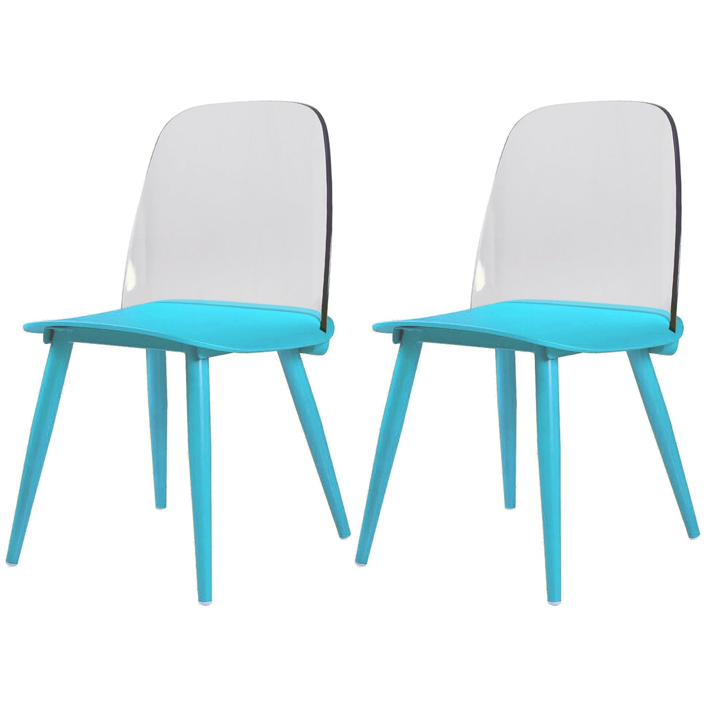 Modern Style Home Upholstered Side Chair Multicolor Side Dining Chairs Blue 2 Piece Set Clearhalo ' kitchen&dining_furn' 'Dining Chairs' 'Dining Tables & Seating' 'dining_chair' 'furn' 'furn_dining_chair' 'Furniture' 'furniture_dining_chair' 'Kitchen & Dining Furniture' 'kitchen' 3564411