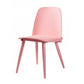 Modern Style Home Upholstered Side Chair Multicolor Side Dining Chairs Nude Pink 1 Piece Clearhalo ' kitchen&dining_furn' 'Dining Chairs' 'Dining Tables & Seating' 'dining_chair' 'furn' 'furn_dining_chair' 'Furniture' 'furniture_dining_chair' 'Kitchen & Dining Furniture' 'kitchen' 3564422