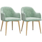 Scandinavian Style Metal Dining Chair Coffee Shop Casual Wingback Chair Turquoise 2 Piece Set Clearhalo ' kitchen&dining_furn' 'Dining Chairs' 'Dining Tables & Seating' 'dining_chair' 'furn' 'furn_dining_chair' 'Furniture' 'furniture_dining_chair' 'Kitchen & Dining Furniture' 'kitchen' 3564496