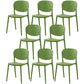 Glam Style Plastic Side Chair Matte Finish Open Back Dining Chair for Dinning Room Fruit Green 8 Piece Set Clearhalo ' kitchen&dining_furn' 'Dining Chairs' 'Dining Tables & Seating' 'dining_chair' 'furn' 'furn_dining_chair' 'Furniture' 'furniture_dining_chair' 'Kitchen & Dining Furniture' 'kitchen' 3564533