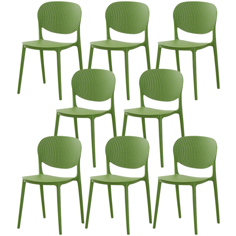 Glam Style Plastic Side Chair Matte Finish Open Back Dining Chair for Dinning Room Fruit Green 8 Piece Set Clearhalo ' kitchen&dining_furn' 'Dining Chairs' 'Dining Tables & Seating' 'dining_chair' 'furn' 'furn_dining_chair' 'Furniture' 'furniture_dining_chair' 'Kitchen & Dining Furniture' 'kitchen' 3564533